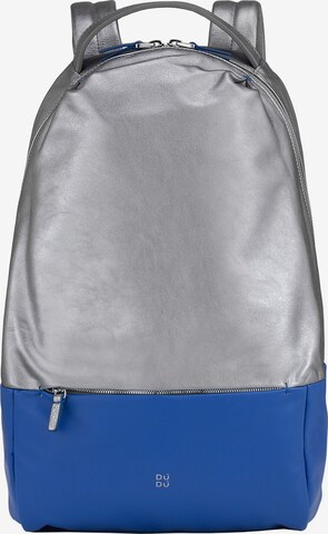DuDu Backpack in Silver: front