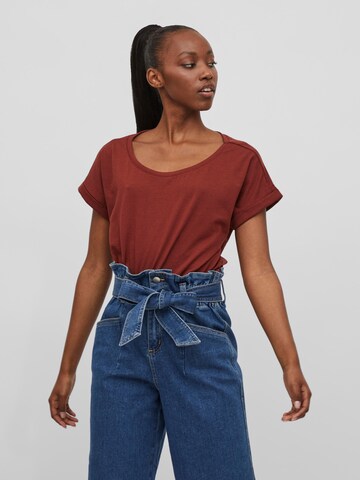VILA Shirt 'Dreamers' in Brown: front