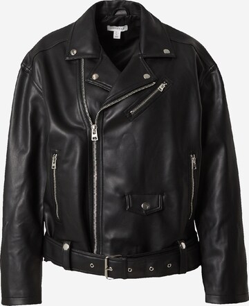 TOPSHOP Between-season jacket in Black: front