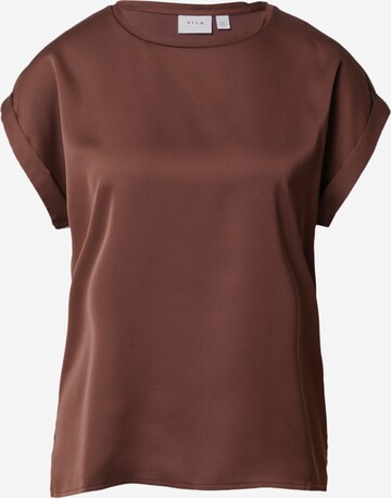 T-shirt 'ELLETTE' VILA en marron : devant