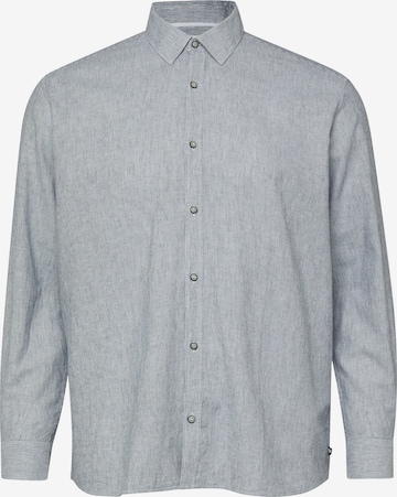 s.Oliver Regular Fit Hemd in Blau: Vorderseite