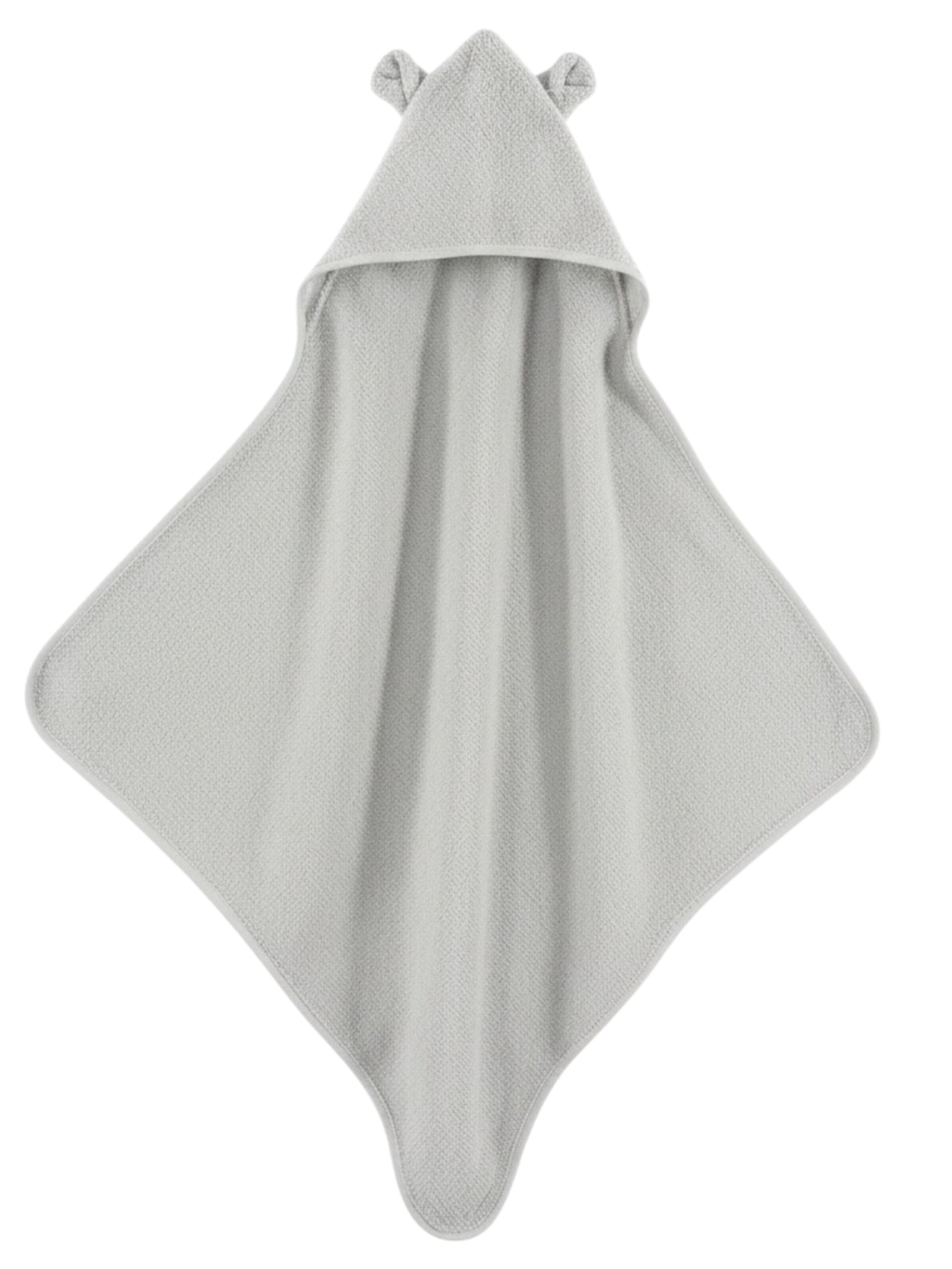 MOYO Bathrobe 'Baby Kapuzenhandtuch mit süßen Ohren' in Grey: front