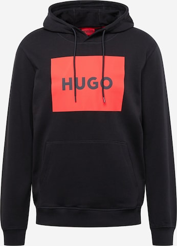 Sweat-shirt 'Duratschi' HUGO Red en noir : devant