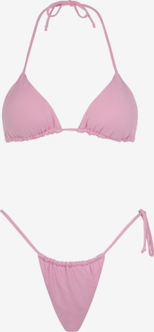 Acuarela Brand Triangel Bikini 'Rio Triangle Bikini Set' in Roze: voorkant