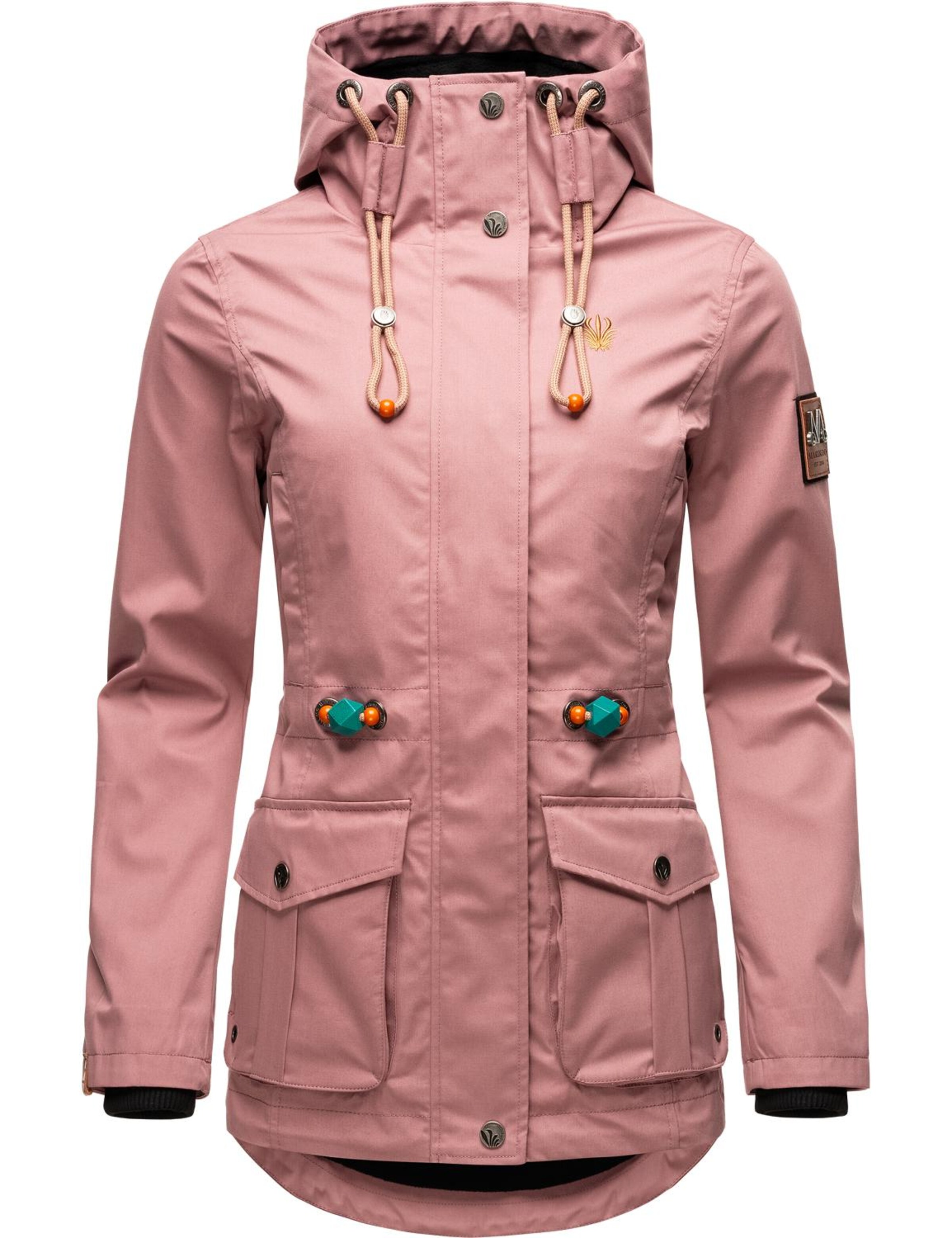 Geacă de primăvară-toamnă 'Babetaa' de la MARIKOO pe roz: față