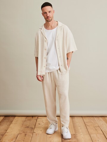 Tapered Pantaloni 'John' di DAN FOX APPAREL in beige