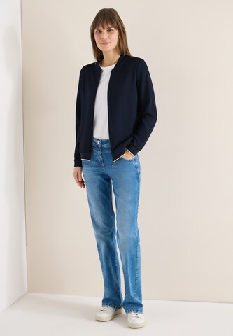 CECIL Sweatjacke in Blau