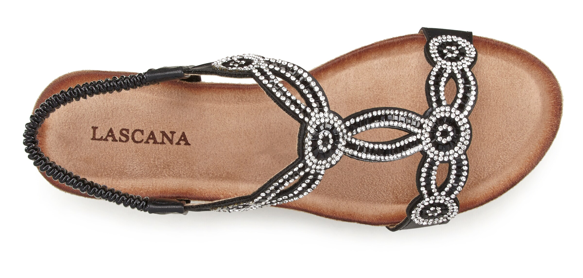 Sandales LASCANA en noir