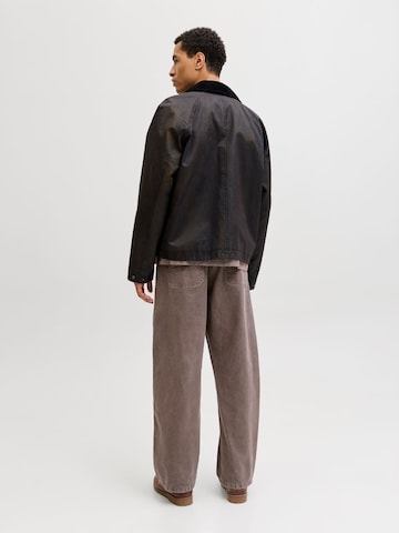 JACK & JONES Wide Leg Bukser 'JPSTAlex' i grå