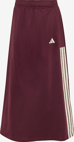 ADIDAS SPORTSWEAR - Falda deportiva 'TIRO' en rojo: frente