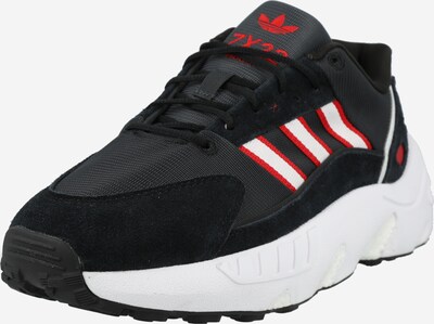 ADIDAS ORIGINALS Baskets basses 'Zx 22 Boost' en rouge / noir / blanc, Vue avec produit