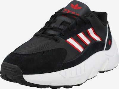 ADIDAS ORIGINALS Låg sneaker 'Zx 22 Boost' i röd / svart / vit, Produktvy