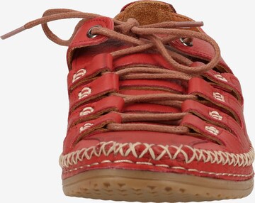 COSMOS COMFORT Lace-Up Shoes in Red