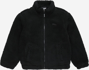 FILA - Chaqueta polar 'BERMBACH' en negro: frente