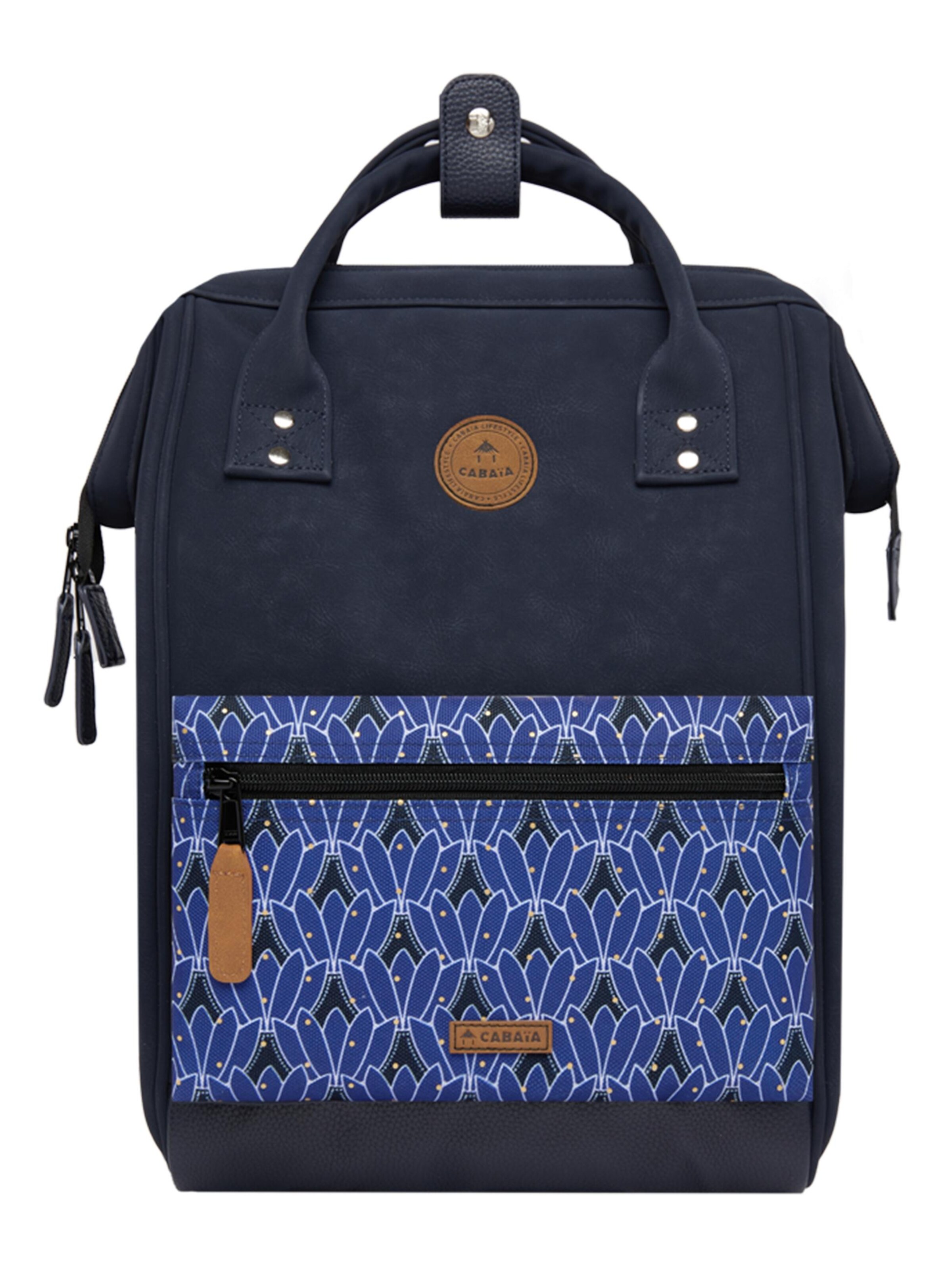 Cabaia Rucksack 'Adventurer' in Blau: Vorderseite