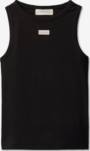 Regular Haut Calvin Klein Jeans en noir : devant