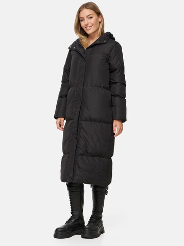 Threadbare Winter Coat 'Jodie' in Black