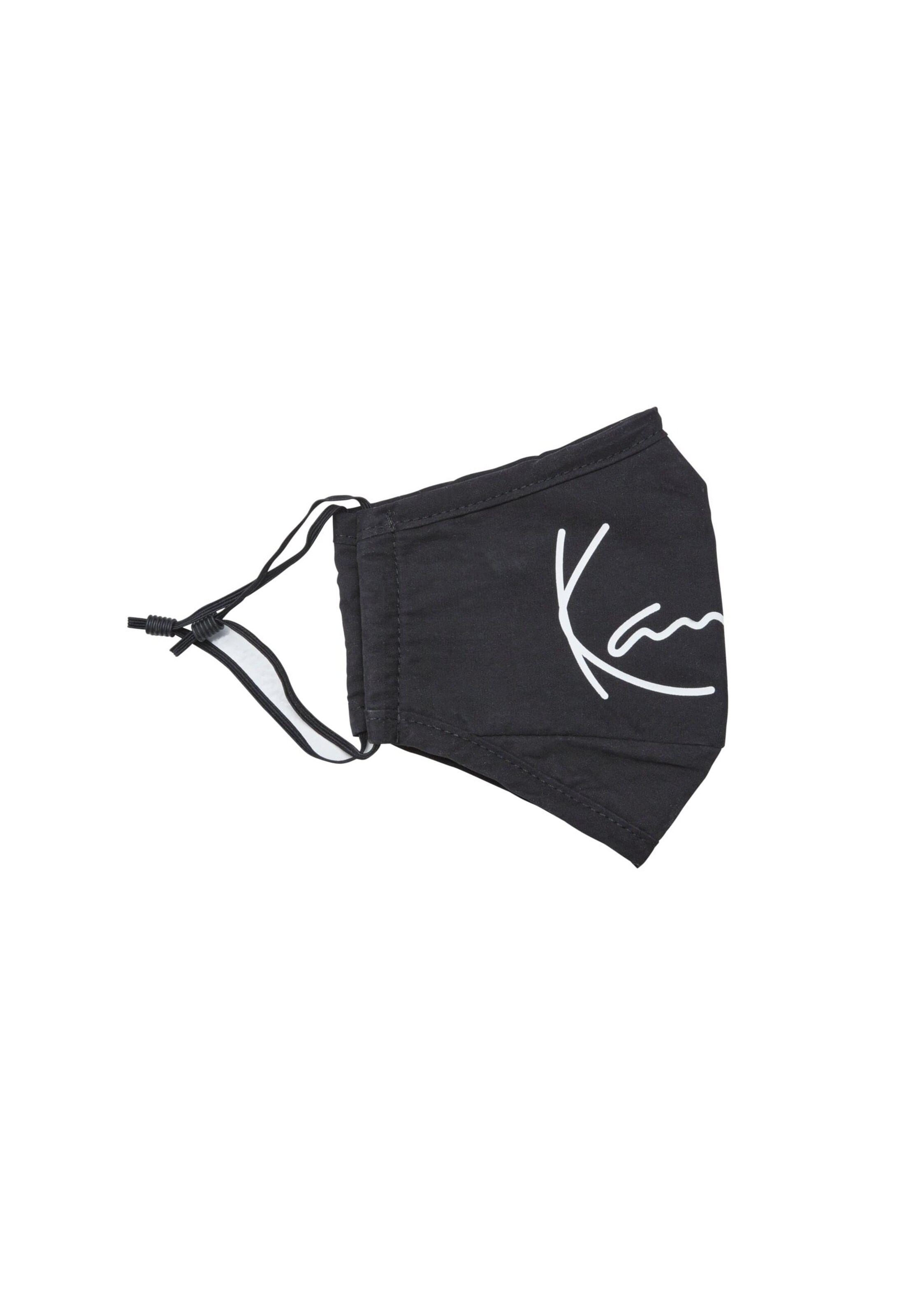 Karl Kani Mundschutz 'Signature'' in Schwarz