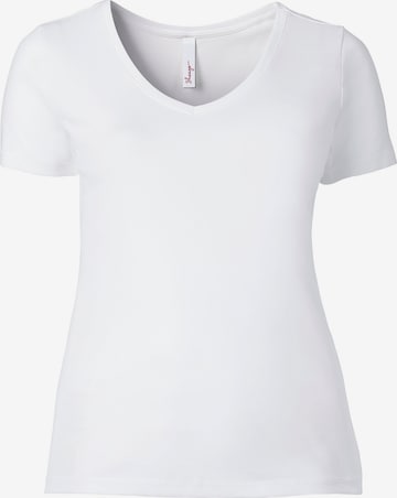 SHEEGO Koszulka w kolorze biały: przód