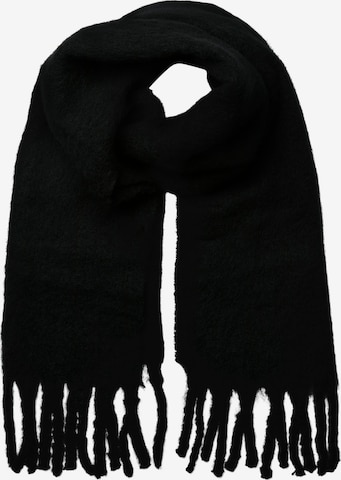PIECES Scarf in Black: front