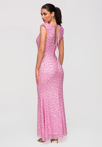 Ombre Evening dress in Pink