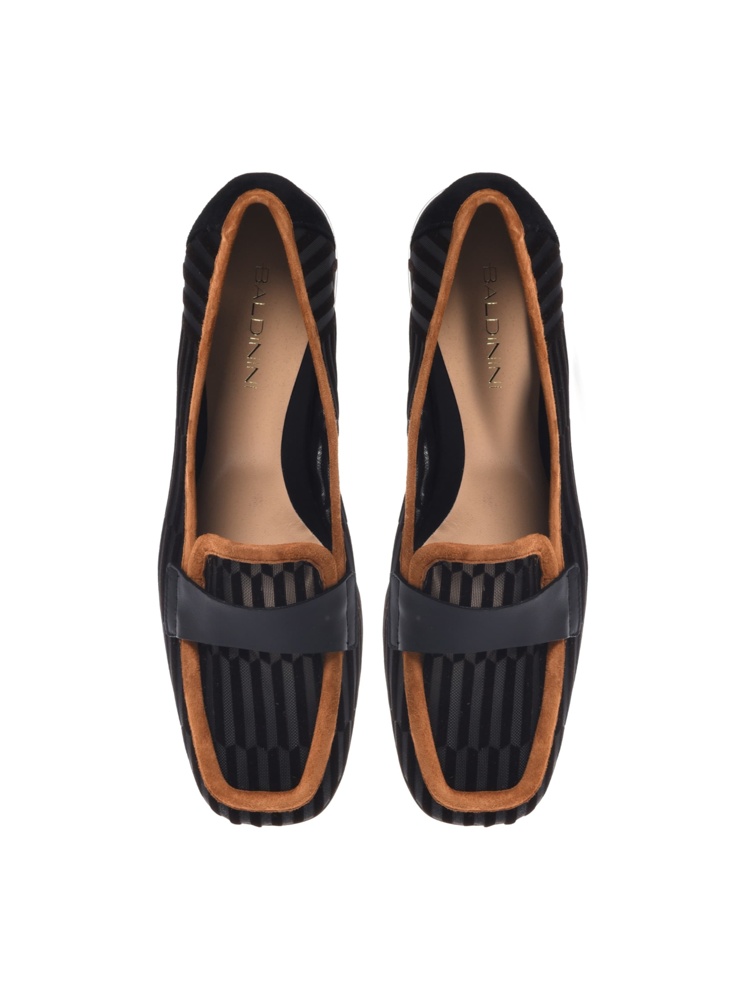 BALDININI Mocassins in Zwart