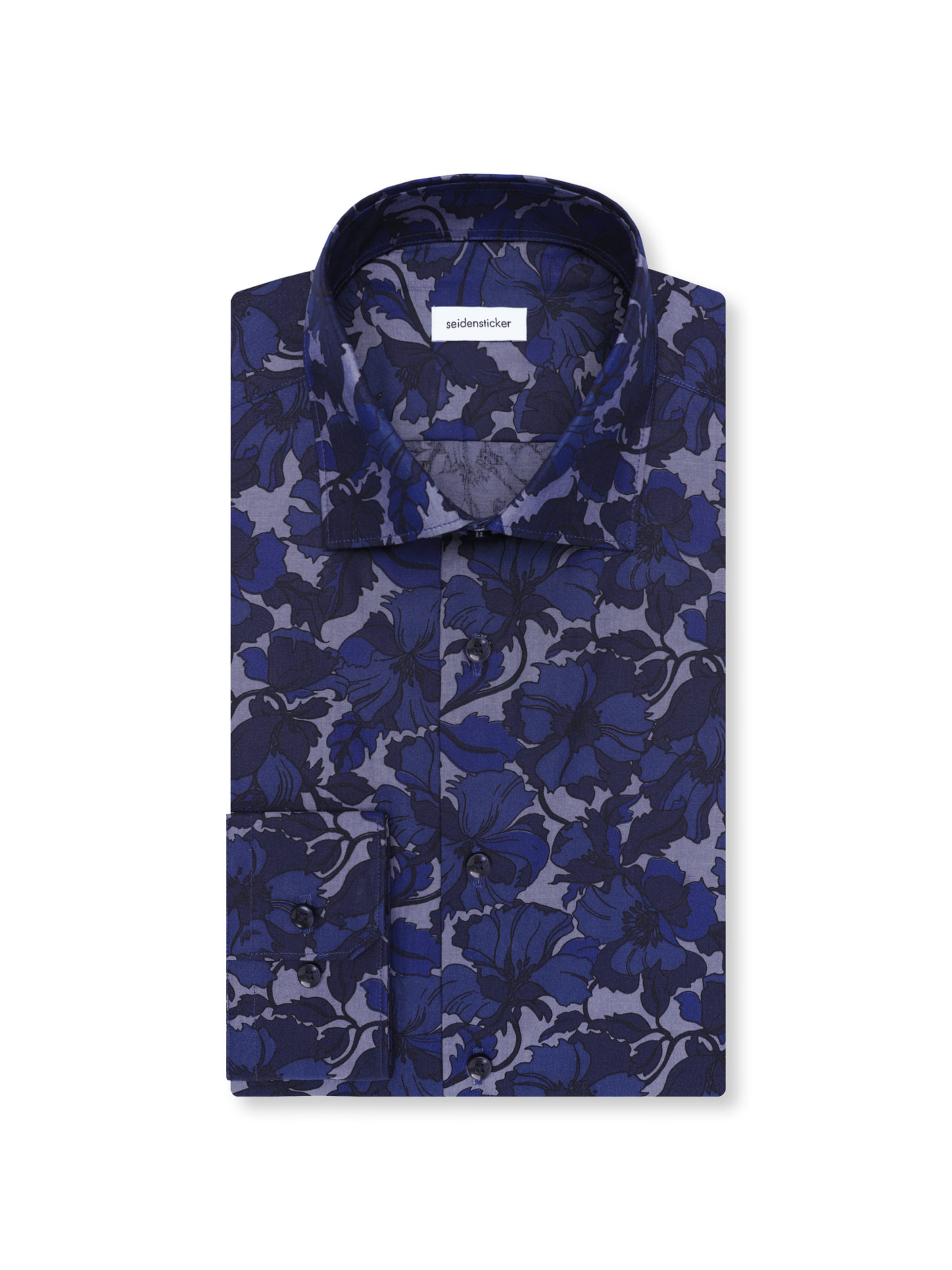 Coupe regular Chemise business 'Smart Essentials' SEIDENSTICKER en bleu