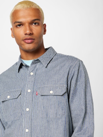 LEVI'S ® Regular fit Button Up Shirt 'Classic Worker Workwear' in Blue