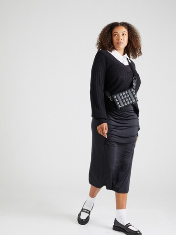 Pulover 'VMCNewlexsun' de la Vero Moda Curve pe negru