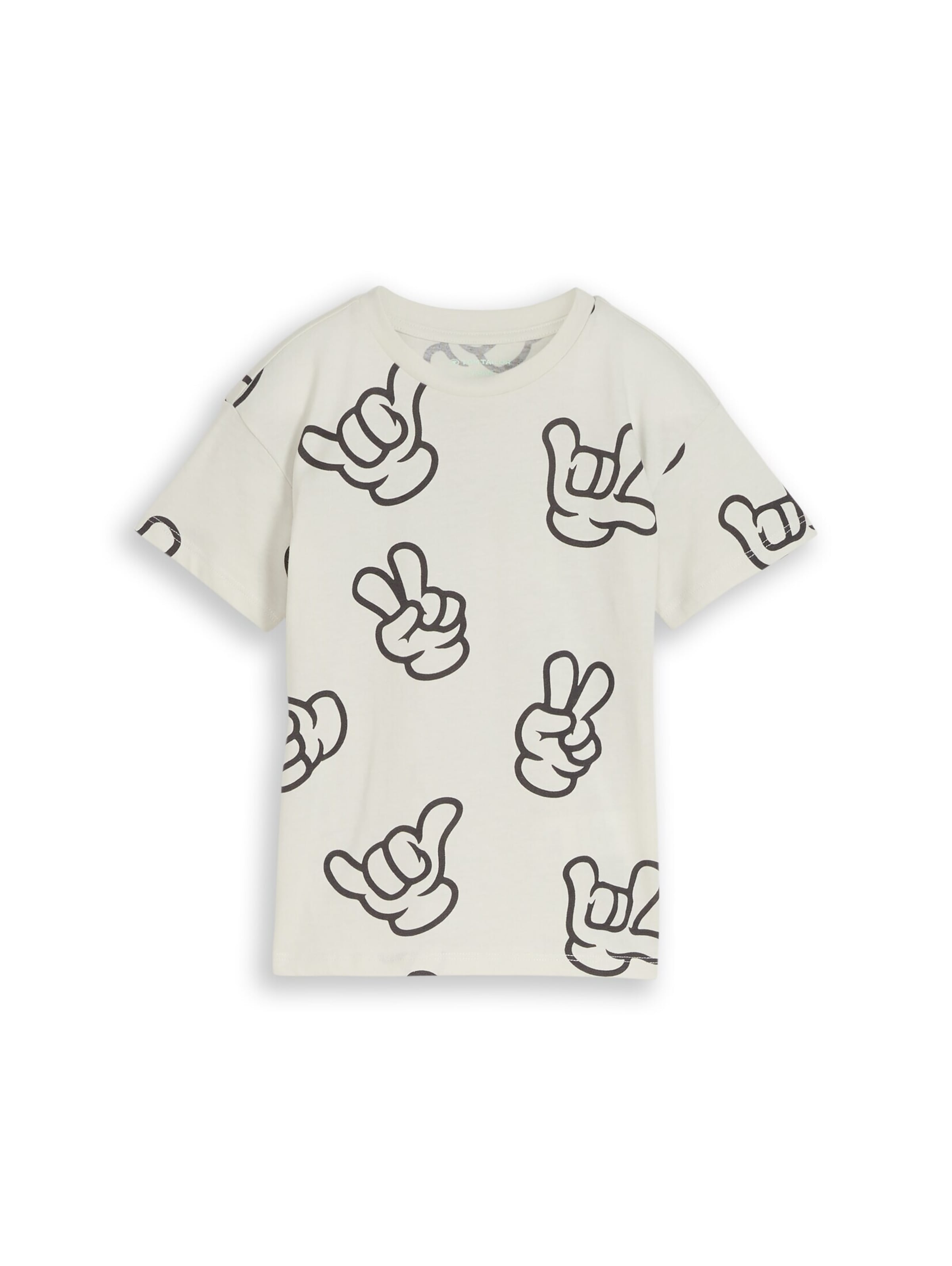 TOM TAILOR T-Shirt in Weiß: Vorderseite