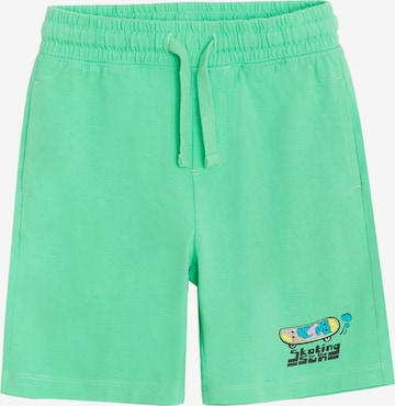 žalia Cool Club Plačios klešnės Kelnės: priekis