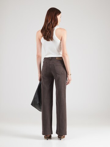 MAC Wide leg Jeans in Brown