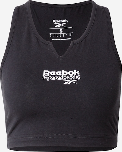 Reebok Sporttopp i svart / vit, Produktvy