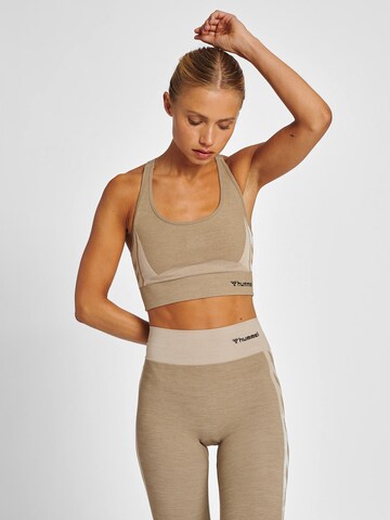 Hummel Bralette Sports top in Beige: front