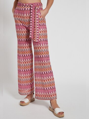 Ana Alcazar Wide leg Broek ' Foljana ' in Roze: voorkant