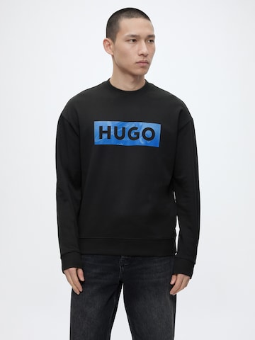 HUGO Tréning póló 'Nixalien' - fekete