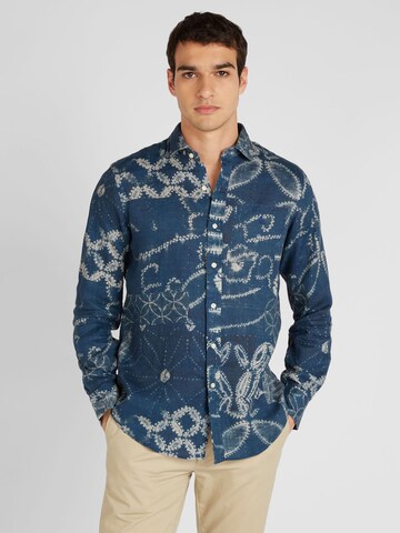 Polo Ralph Lauren Regular fit Button Up Shirt in Blue: front