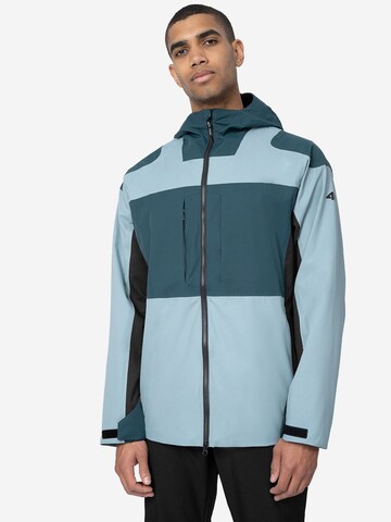 Veste outdoor 4F en bleu : devant