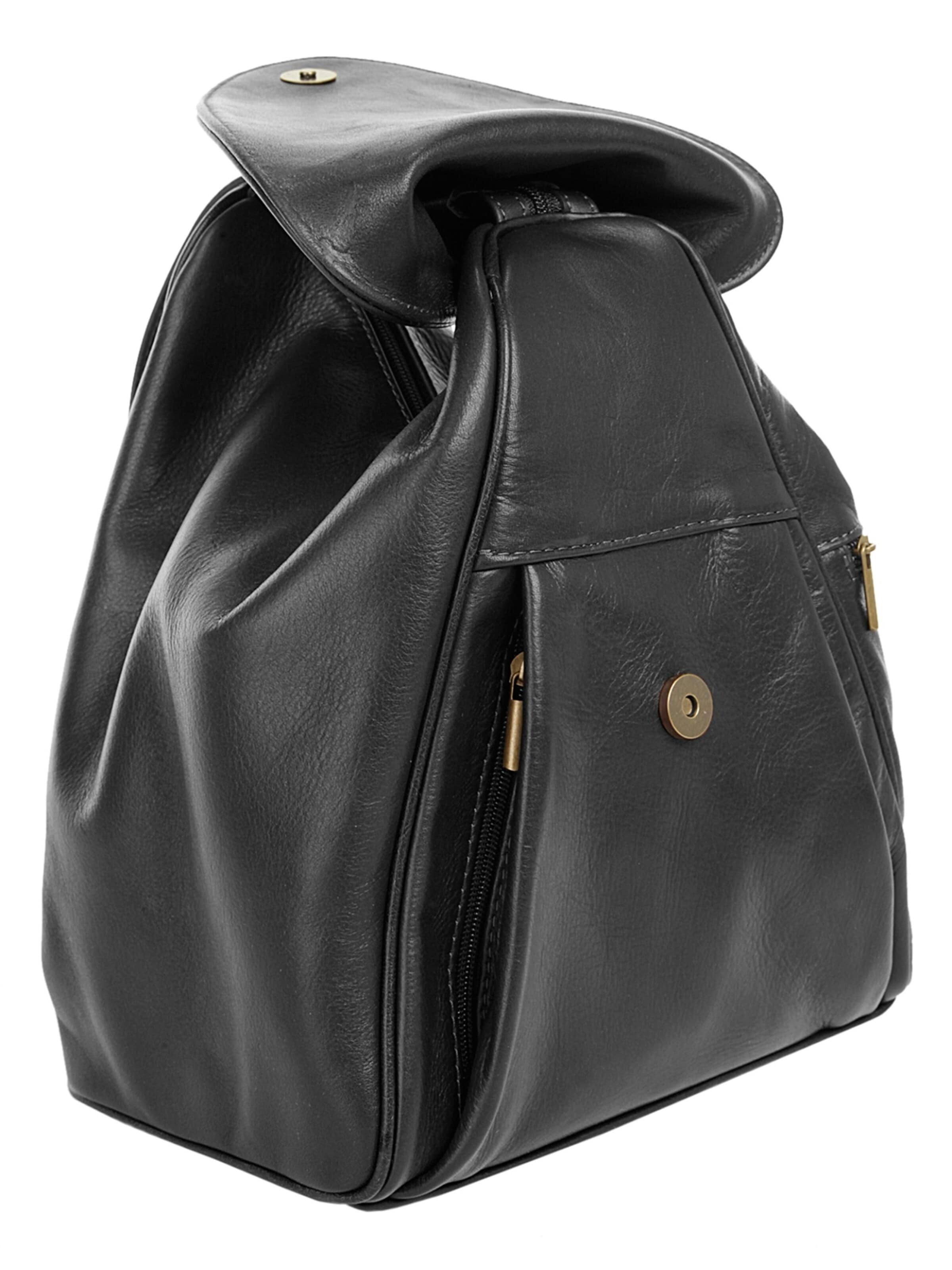Sac à dos 'ANNA MARIA' piké en noir