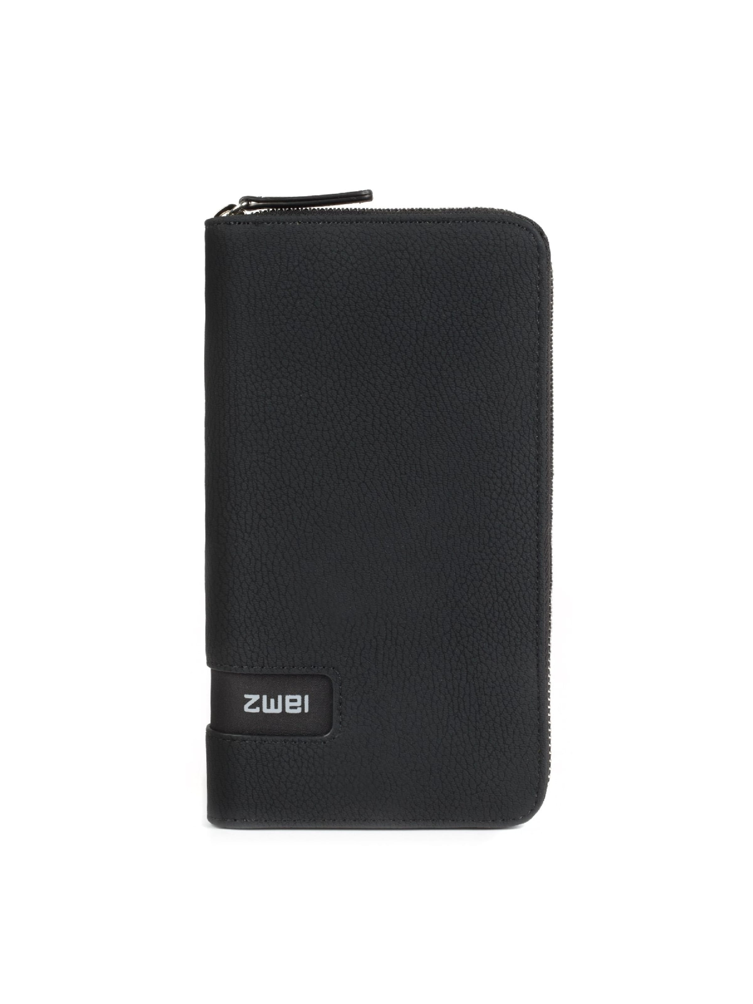 ZWEI Wallet 'MADEMOISELLE.M MW2' in Black: front