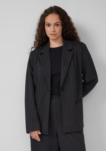 Blazer QS en noir : devant