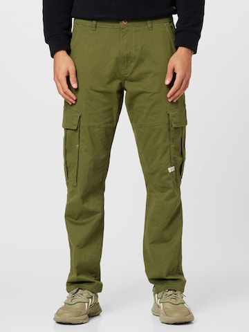 regular Pantaloni cargo di BLEND in verde: frontale