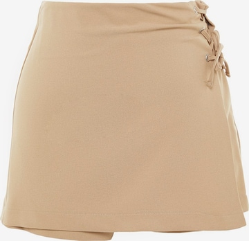 Trendyol Regular Trousers in Brown: front
