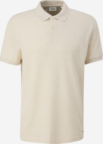 T-Shirt s.Oliver BLACK LABEL en beige : devant