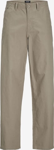 Pantalon cargo JACK & JONES en beige : devant