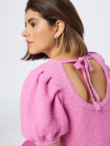 Oasis Pullover i pink