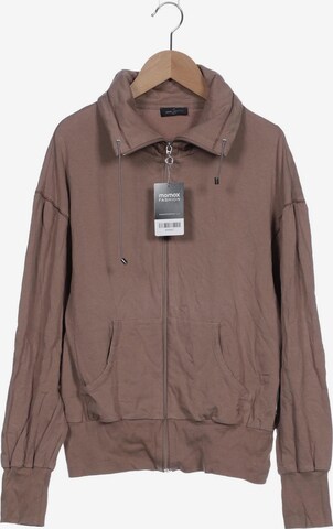 HECHTER PARIS Sweatshirt & Zip-Up Hoodie in L in Brown: front
