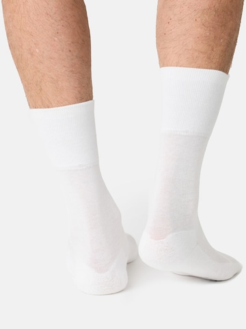 Nur Der Socken 'Aktiv' in Weiß