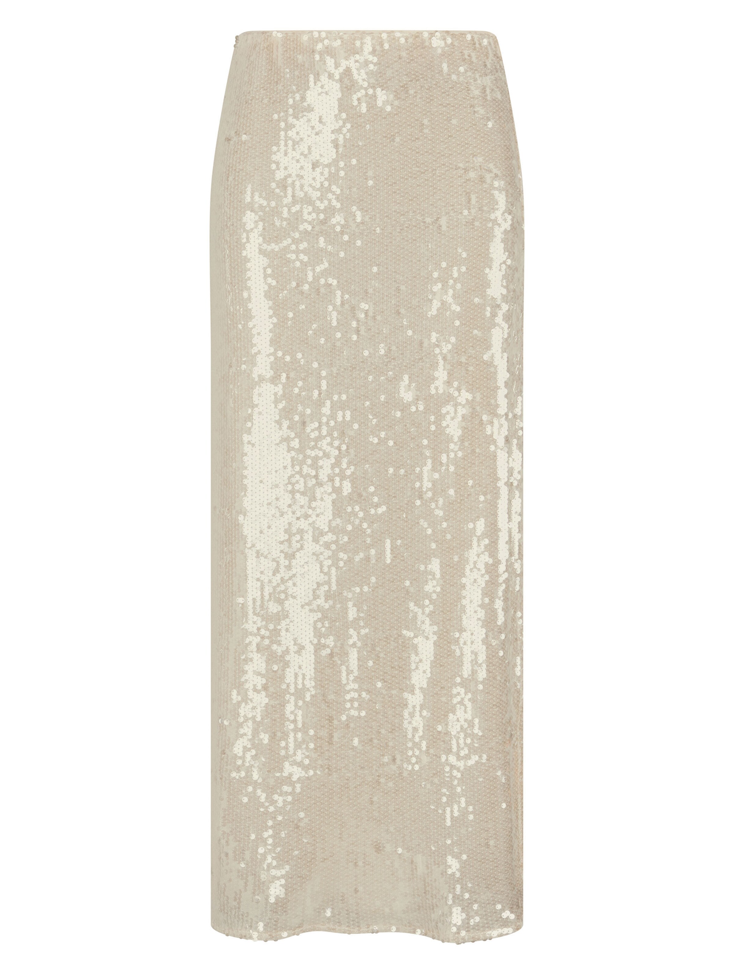 Nicowa Maxirock SILOWA in Weiß: Vorderseite