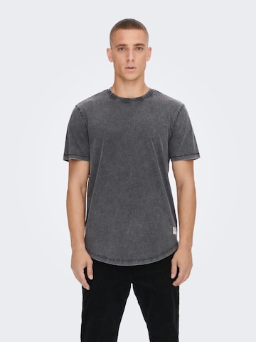 Only & Sons Shirt 'RON' in Black: front